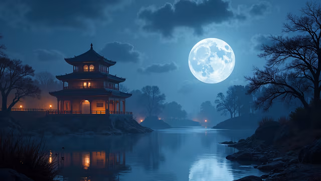 Moonlit Pagoda