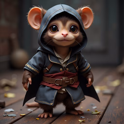 Mouse Knight Illustration