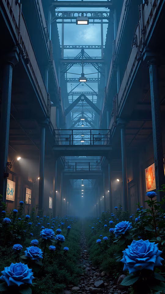 Mysterious Blue Rose Passage