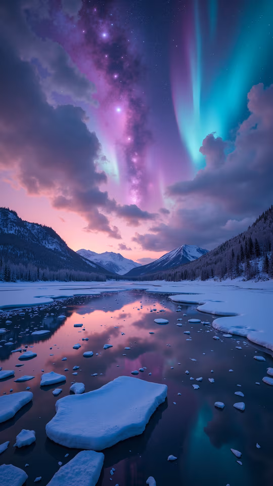 Northern Lights Reflection