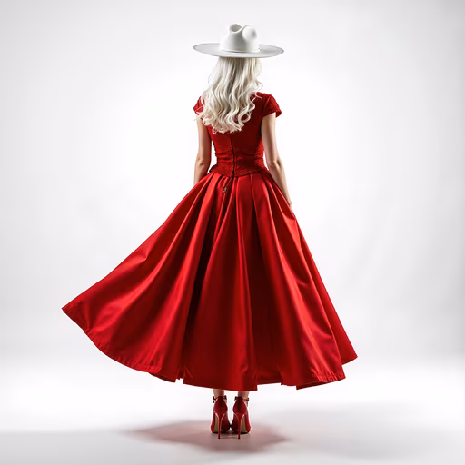 Red Dress Illustration