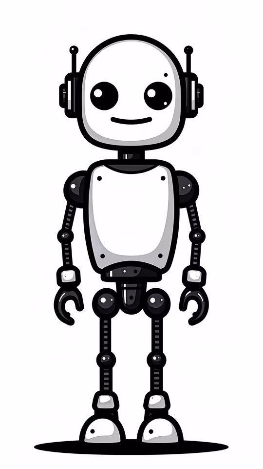 Robot Character Illustration