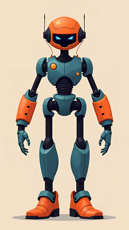 Robot Character Illustration