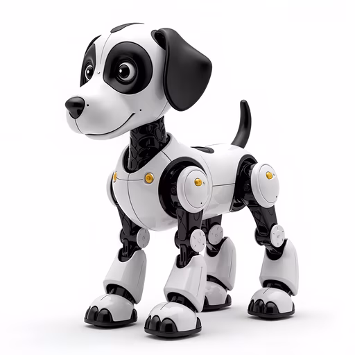 Robot Dog Illustration