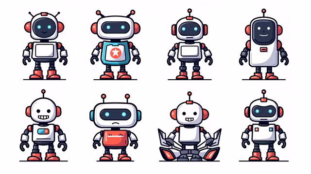 Robot Emotions Illustration