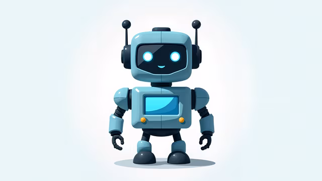 Robot Friend Illustration