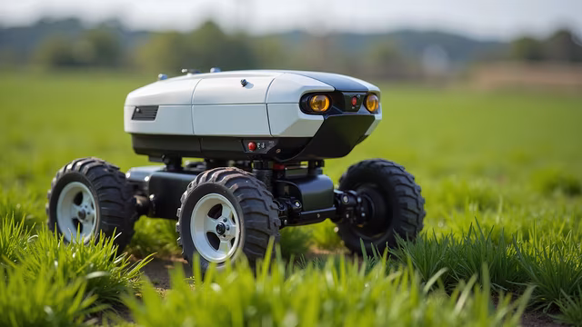 Robot on Grass