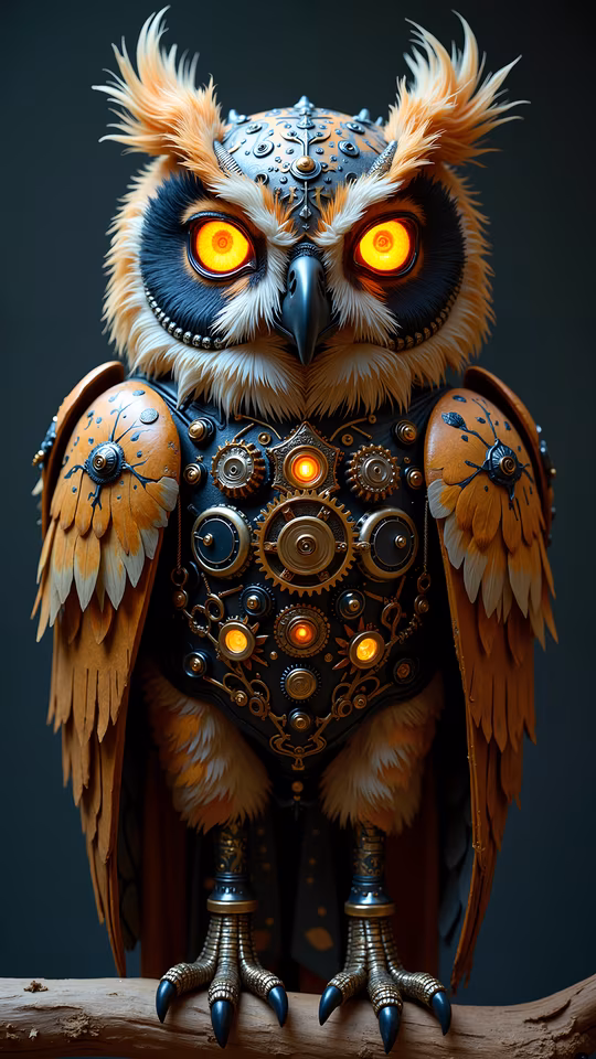 Steampunk Owl