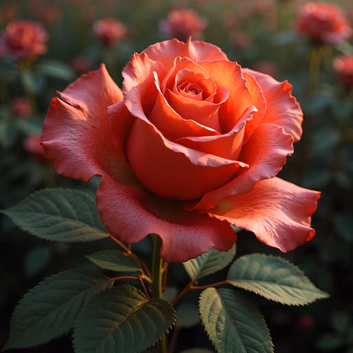 Sunlit Rose