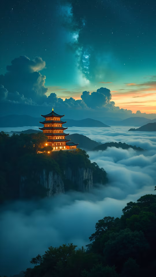 Temple in the Mist