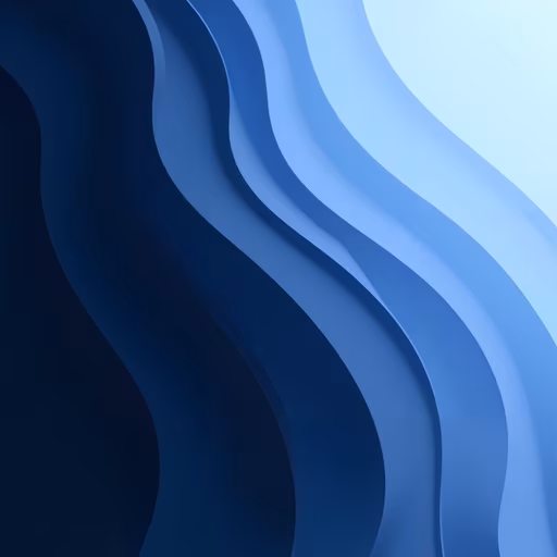Abstract Blue Waves