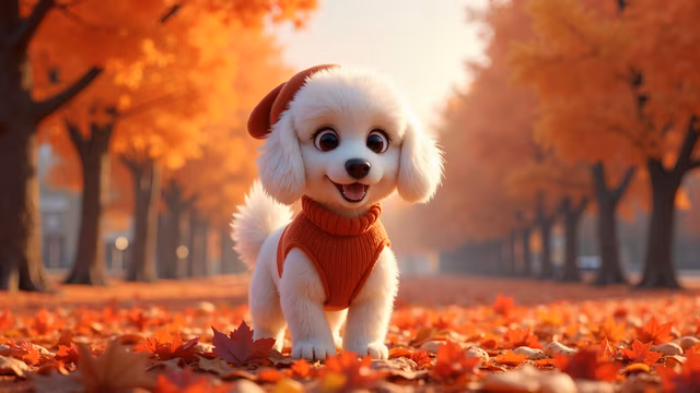 Autumn Pup