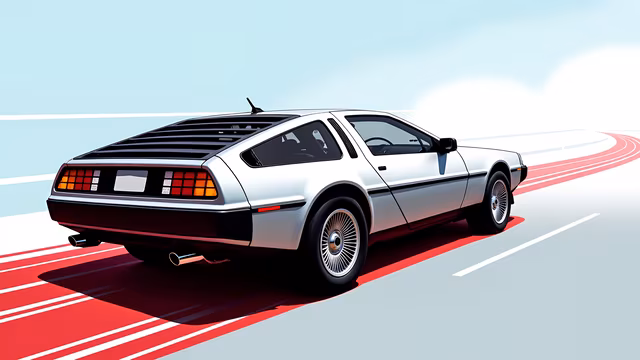 Back to the Future Illustration