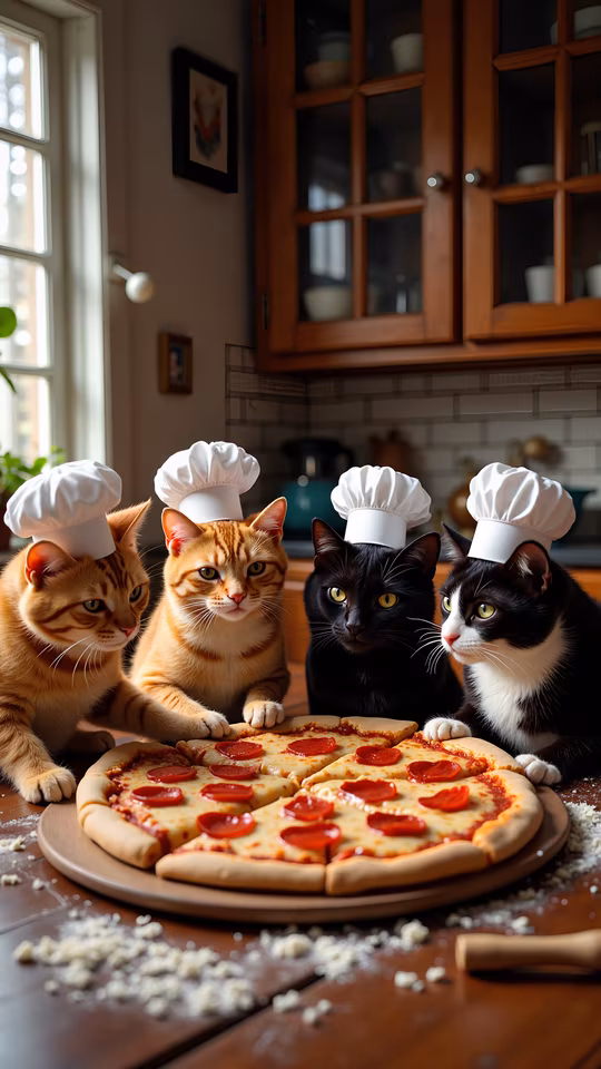 Cats in Chef Hats