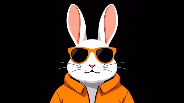 Cool Bunny Illustration