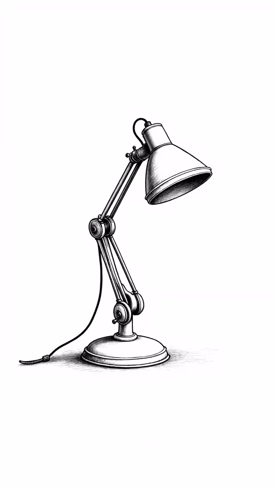 Desk Lamp Illustration