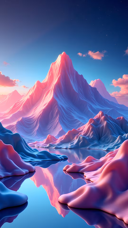 Dreamy Landscape Illustration