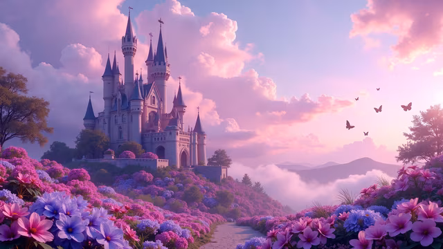 Enchanted Castle Illustration