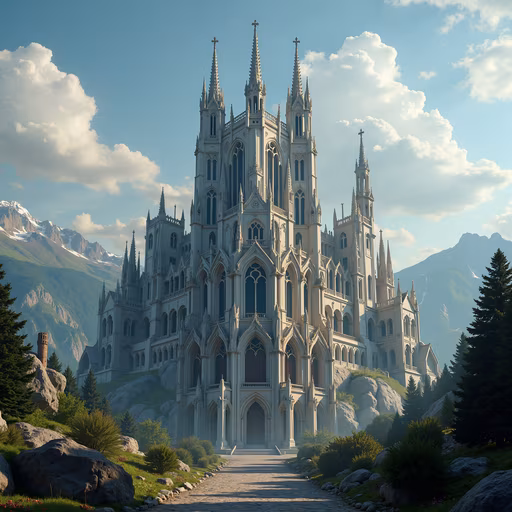 Gothic Cathedral Illustration