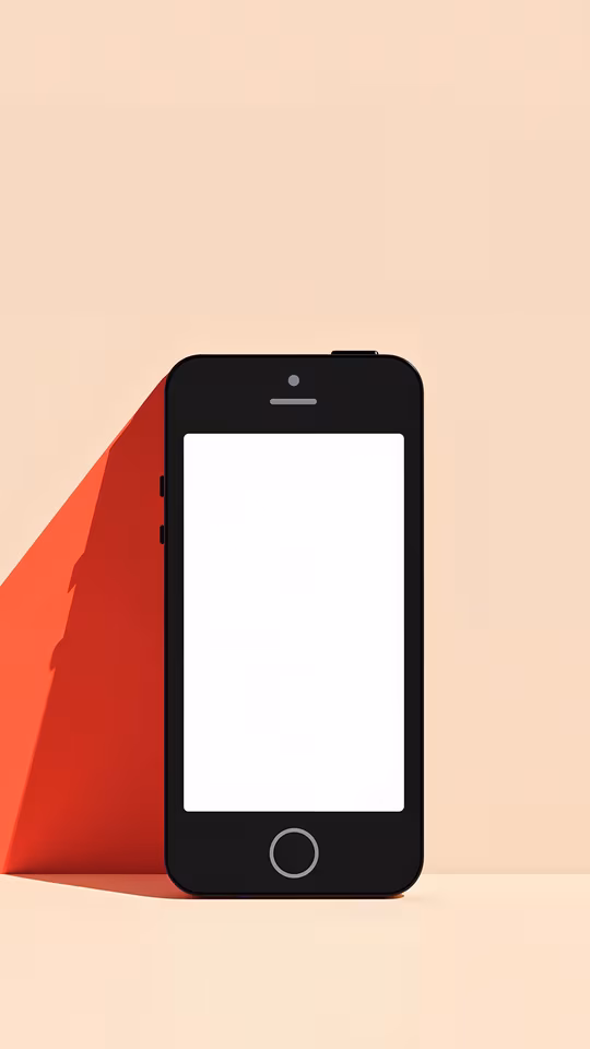 Minimalist Smartphone Mockup