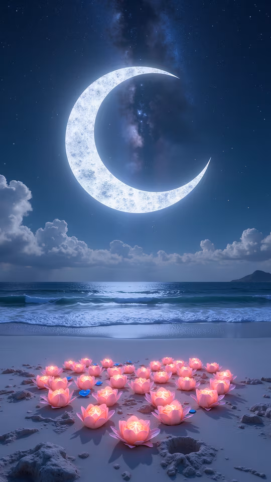 Moonlit Beach