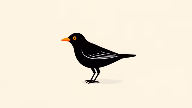 Simple Bird Illustration