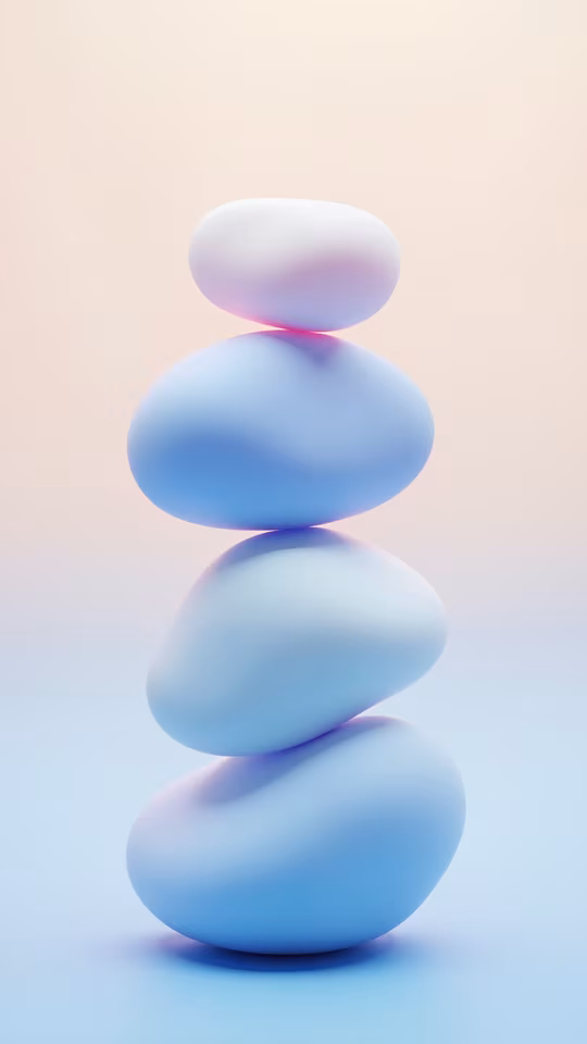 Stacked Stones Illustration