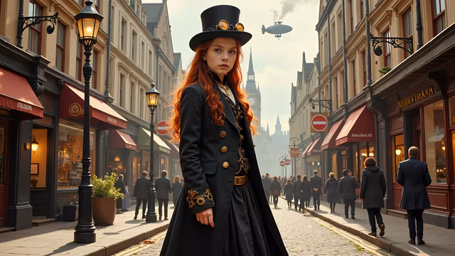 Steampunk Victorian Street