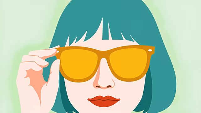 Sunglasses Girl Illustration