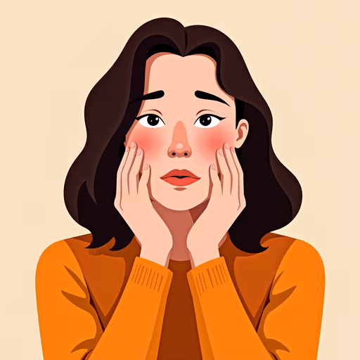 Woman with Blush