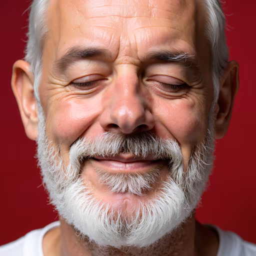 Aged Gentleman Smiling