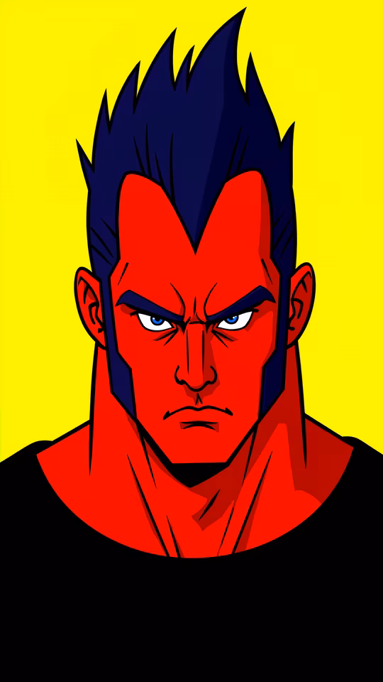 Angry Man Illustration