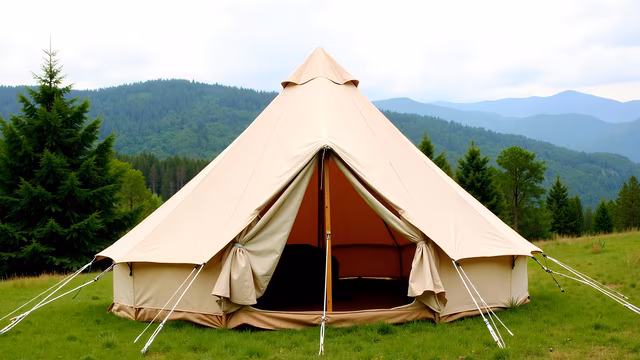 Bell Tent in Nature