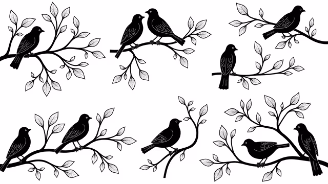 Birds on Branches