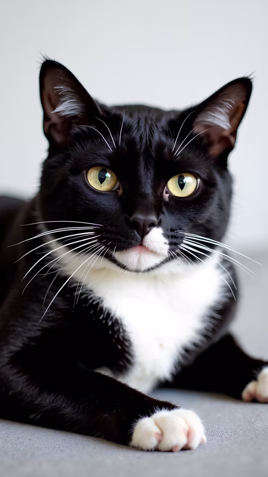 Black and White Cat