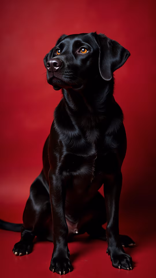 Black Labrador Portrait