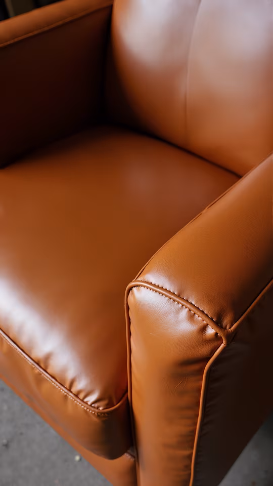 Brown Leather Couch
