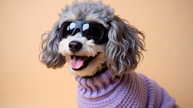Cool Dog in Sunglasses