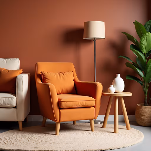 Cozy Orange Chair