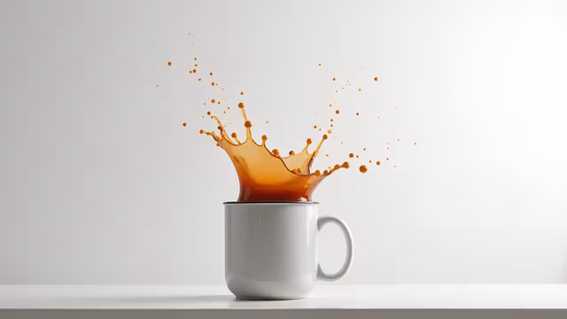 Cup of Coffee Splash