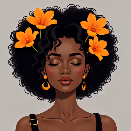Floral Crown Illustration