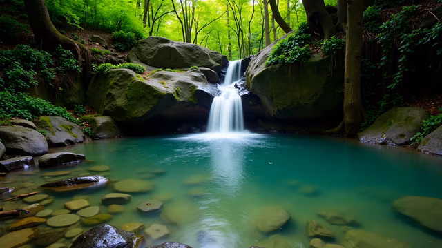 Forest Waterfall