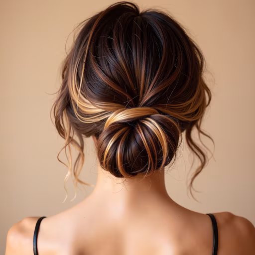 Hair Bun Illustration