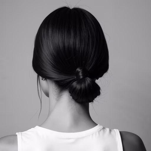Hair Bun Portrait