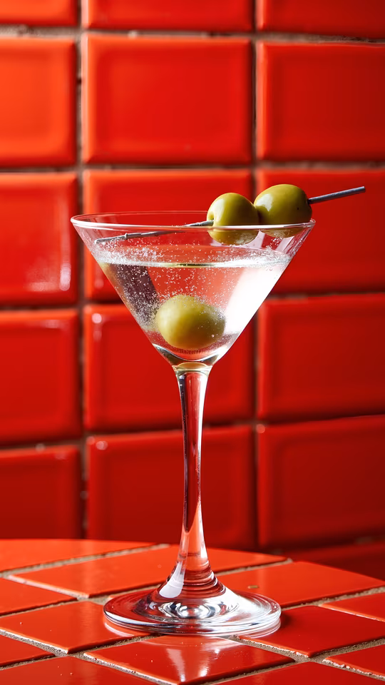 Martini with Olives