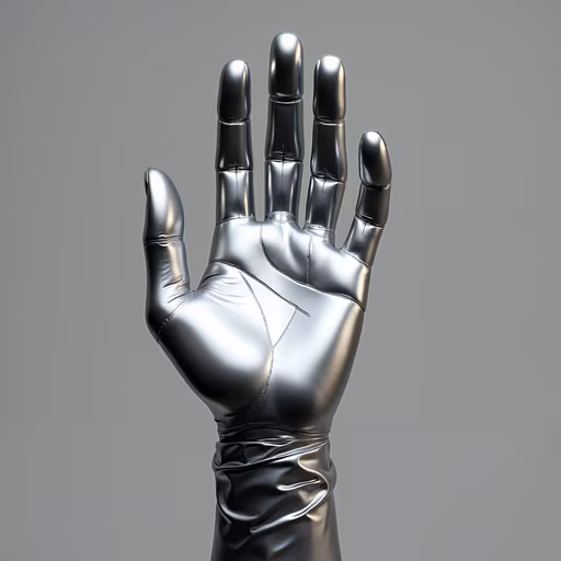 Metallic Hand Illustration