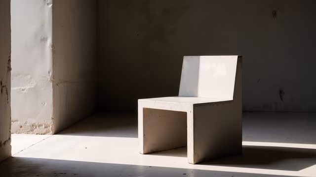 Minimalist Concrete Chair