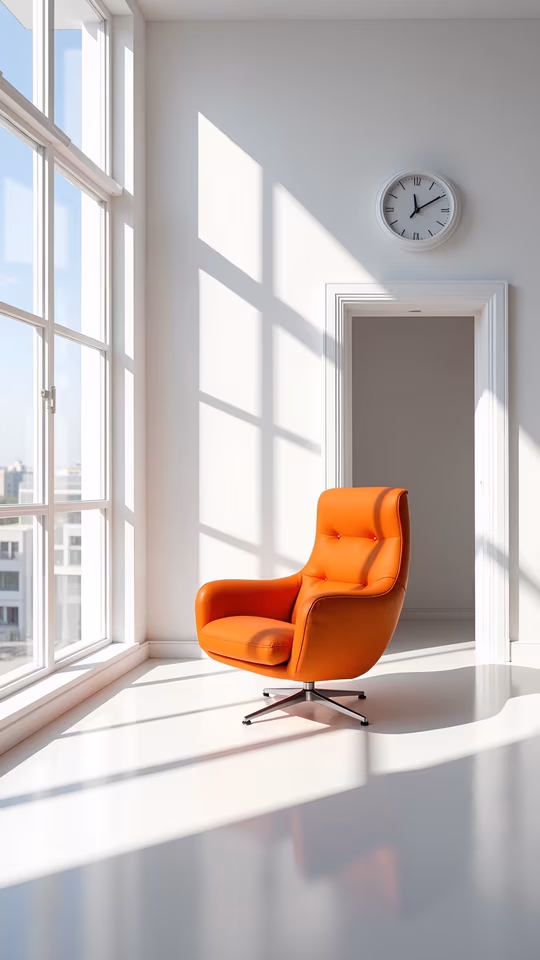 Modern Orange Chair