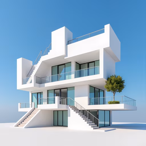 Modern White House Illustration