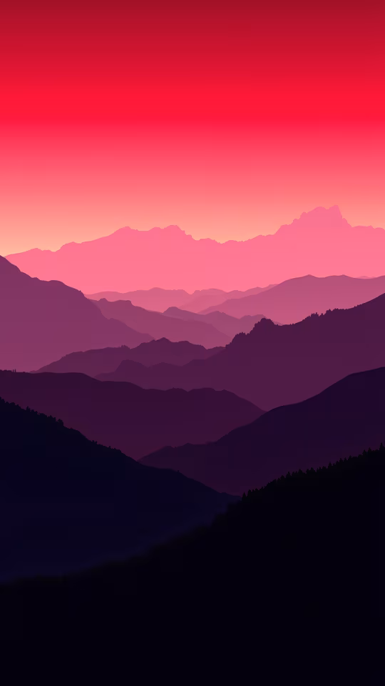 Mountain Silhouette Minimalist